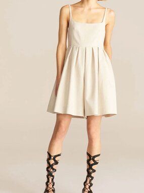 Rebecca Taylor Linen Romper Size 10